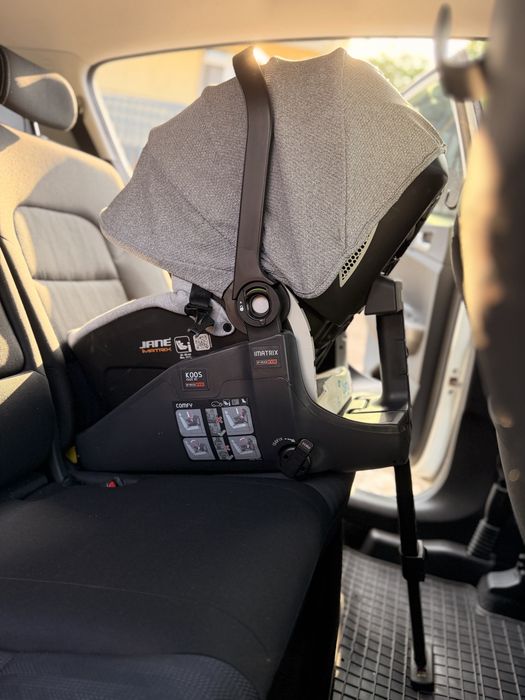 Детско столче за кола Jané iMatrix + iPlatform ISOFIX – Dim Grey