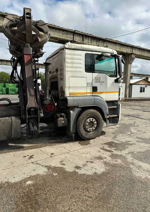 MAN TGS 28.440 6x2 cu macara hidraulică și braț pentru containere – 2010