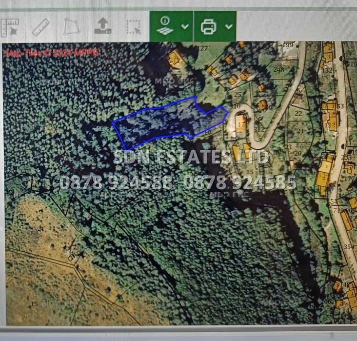 Продава се Парцел в с. Борущица, Област Стара Загора - 2990 кв.м за 10 €/кв.м - Снимка #1