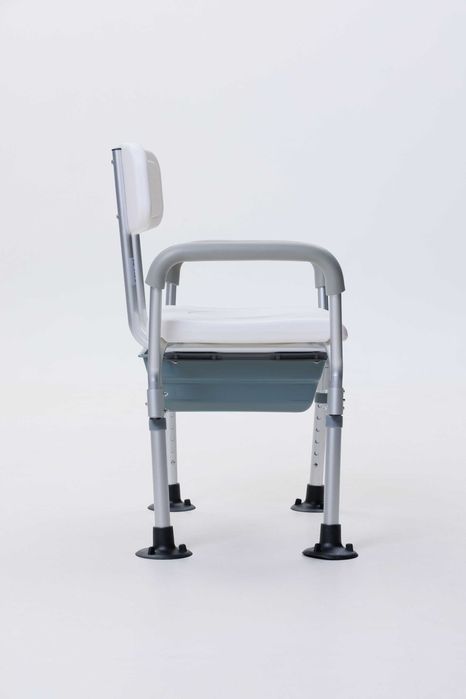 Складное алюминиевое пластиковое душевое кресло для туалета TCH-01