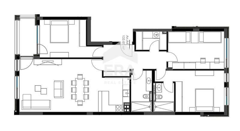 Продава се Четиристаен апартамент в Варна, м-т Св. Никола - 152 кв.м за 2112 €/кв.м - Снимка #7