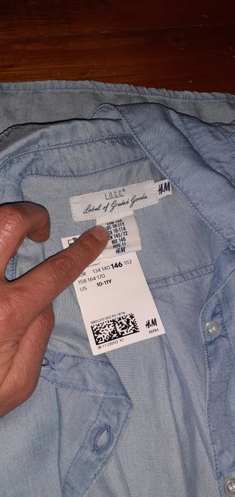 Нови детски ризи за момиче 10/11г;12/13г.