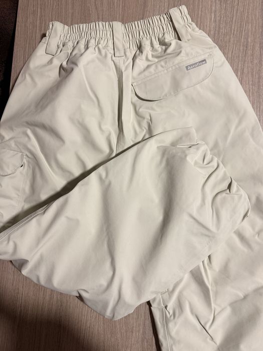 Cosone Aeroflow 3L Baggy Ski Pants - Unisex White / M