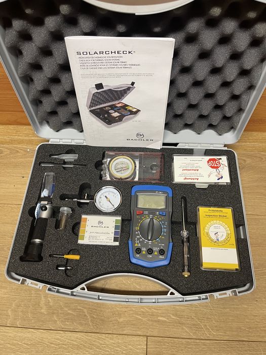 Trusa testare sisteme solare termice Solarcheck