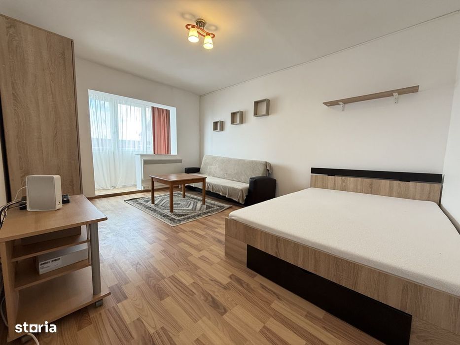 Apartament spatios, o camera, 31 mp utili + balcon - Buziasului — fotografia 1
