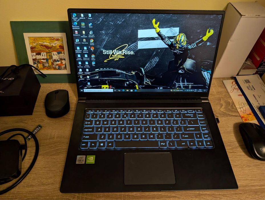 Лаптоп MSI Modern 15, в отлично състояние!