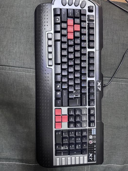 Клавиатура A4Tech X7 G800V, Multimedia, Gaming, Black, USB