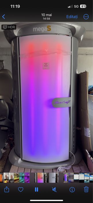 Megasun Space suncraft aparat bronzat solar bronzare megasun ergoline