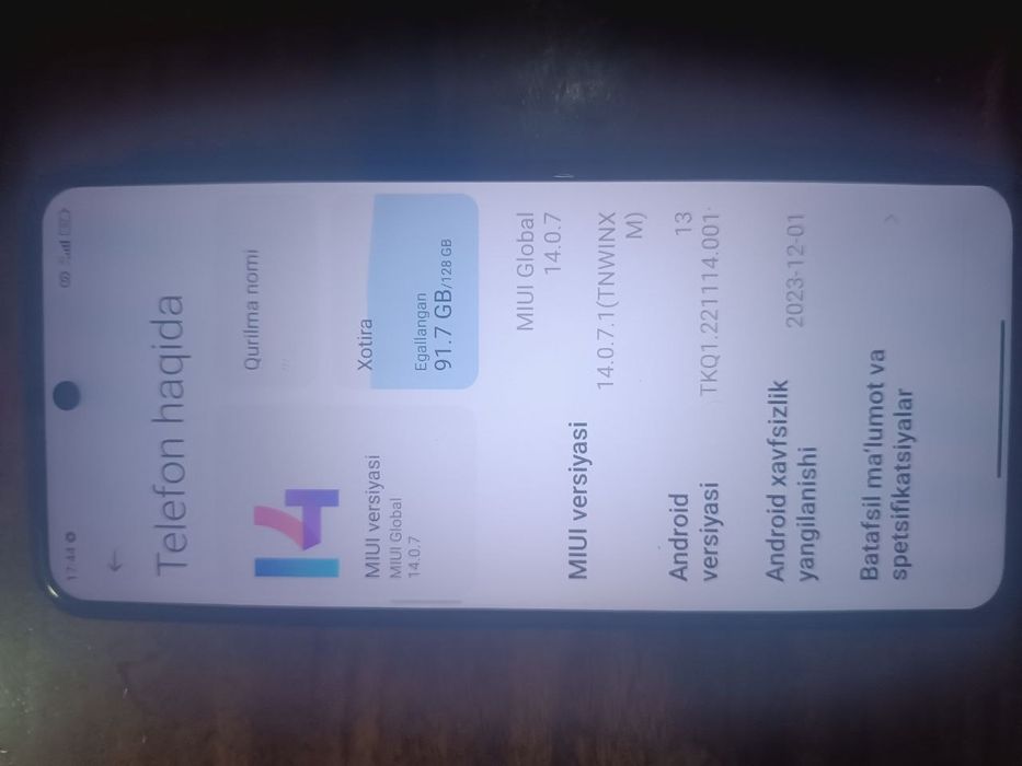 Redmi 12r holati zor ideal