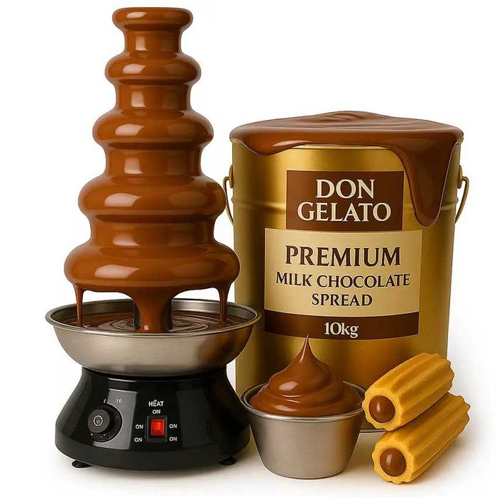 Професионален шоколадов фонтан Don Gelato 4 и 5 нива