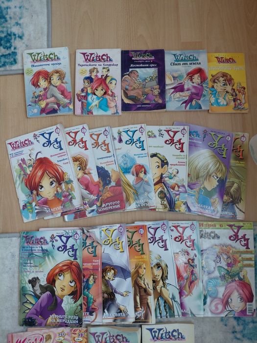 Уич и Уинкс списания и книги