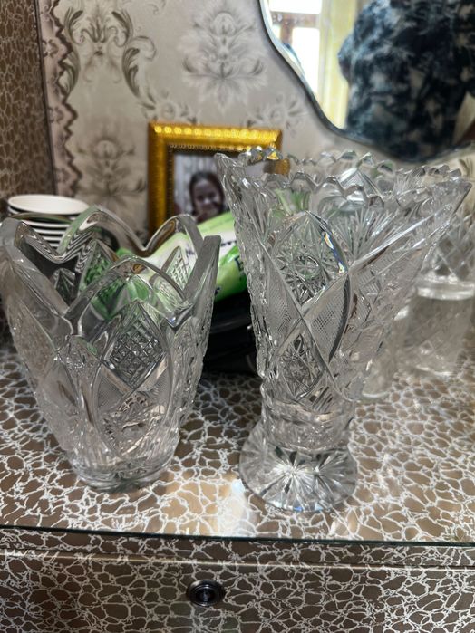 Хрустальные вазочки