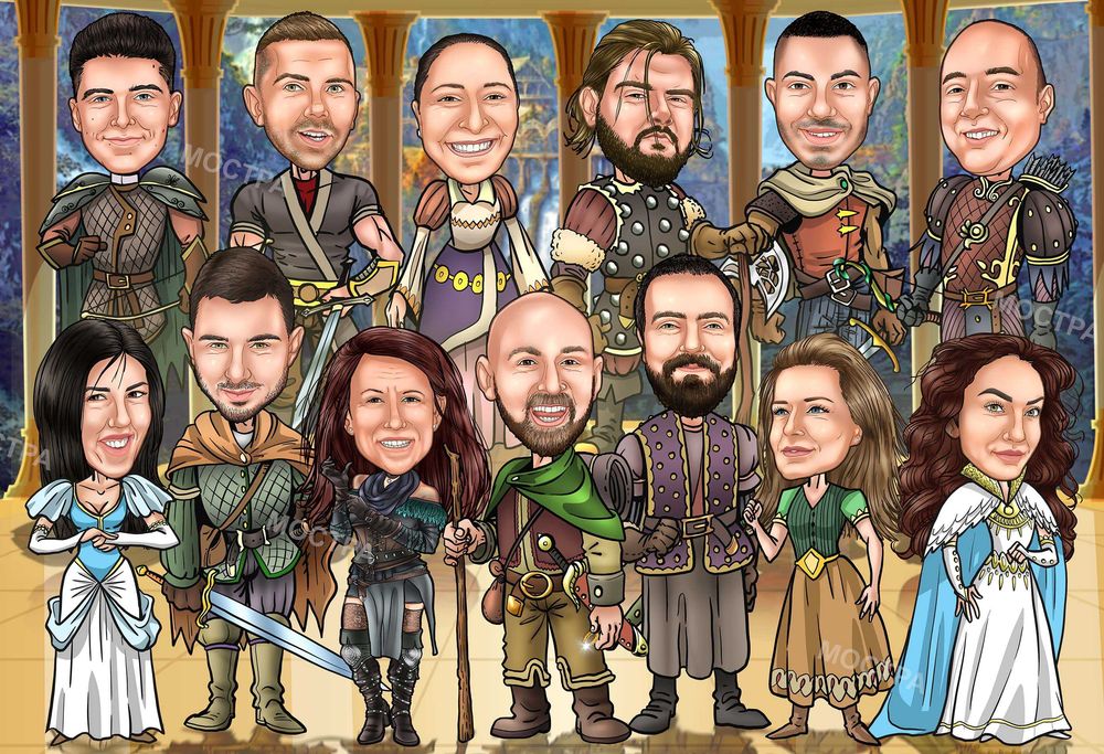 Дигитални Карикатури / Шаржове по поръчка! No AI !!!
