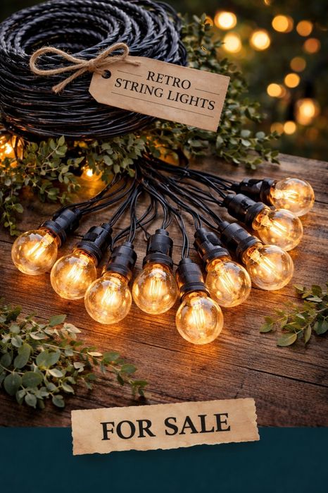 Уличные гирлянды / ретро гирлянды