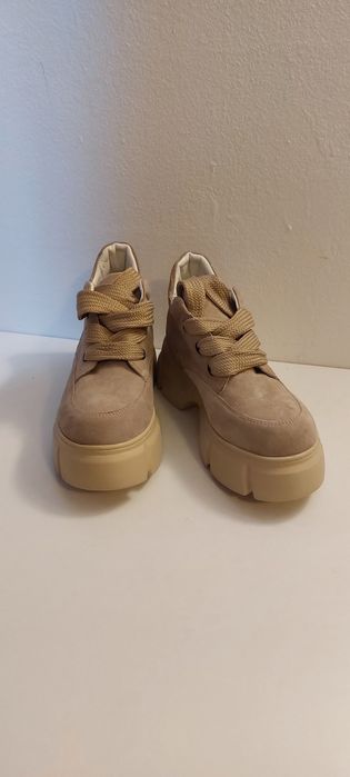 Ghete botine pantofi casual sport noi 36 piele intoarsa