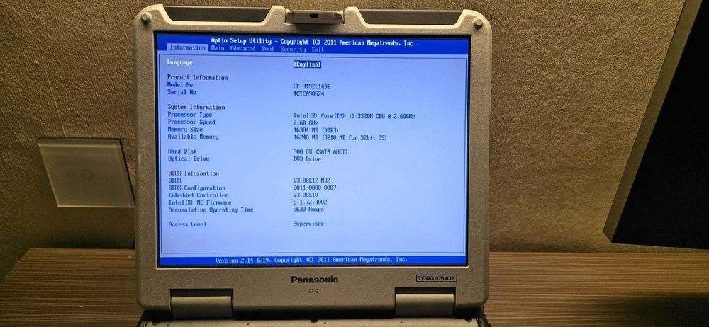 Vand Panasonic Toughbook CF31 impecabil cu accesorii