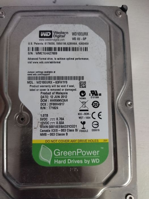 Hard disk/hdd 1 tb laptop/pc