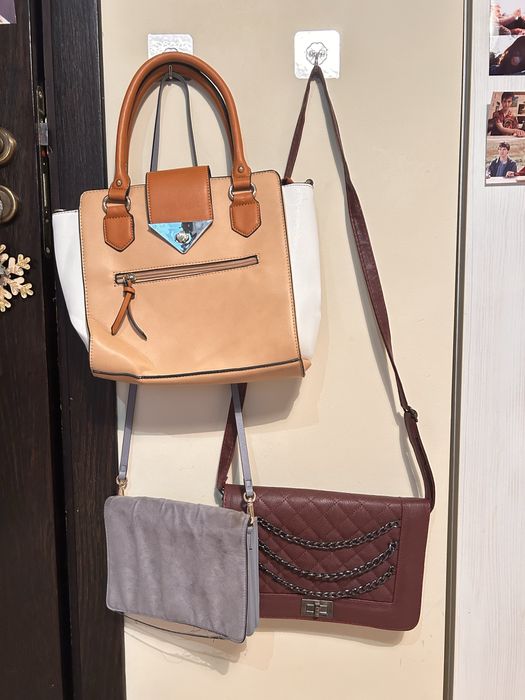 Комплект три дамски чанти