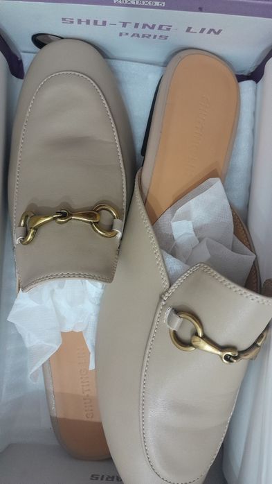 Продам мюли бежевый