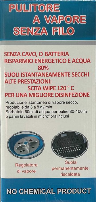Aparat de curat cu abur AQUA LASER BY ECODROP [#16752#]