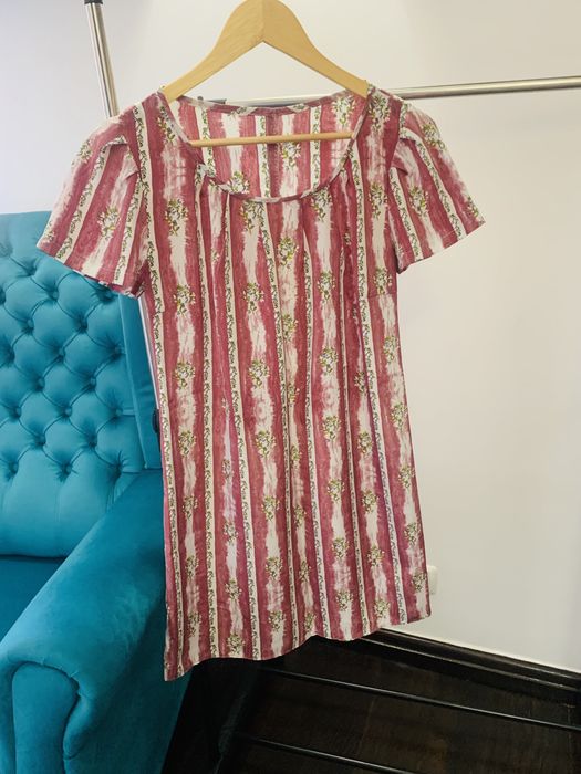 Rochie modernă mătase S si fusta tull S-M