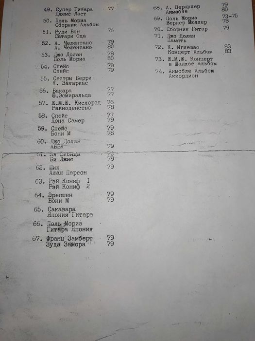 Магнитная лента, катушки.