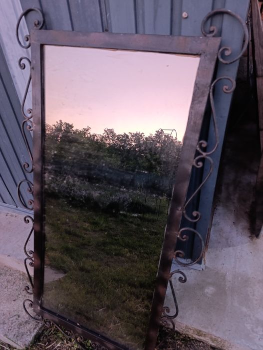 Огледало от ковано желязо, ръчна изработка