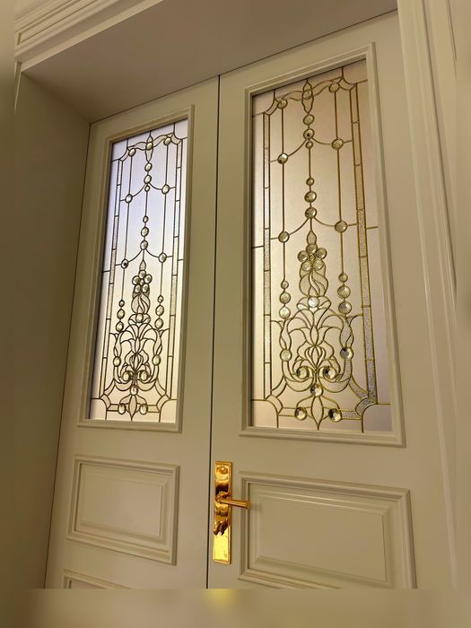 Vitraj oyna naqshli oynalar
