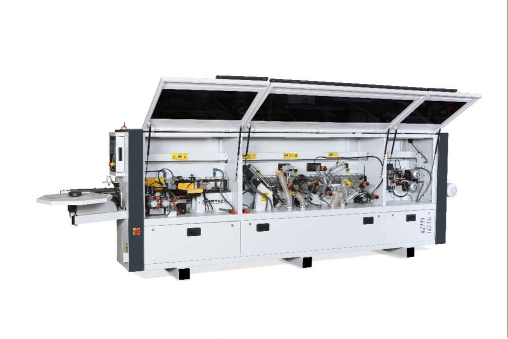 Mașină de Aplicat Cant cu Prefrezare  + Rotunjire + Exhasutor Integrat