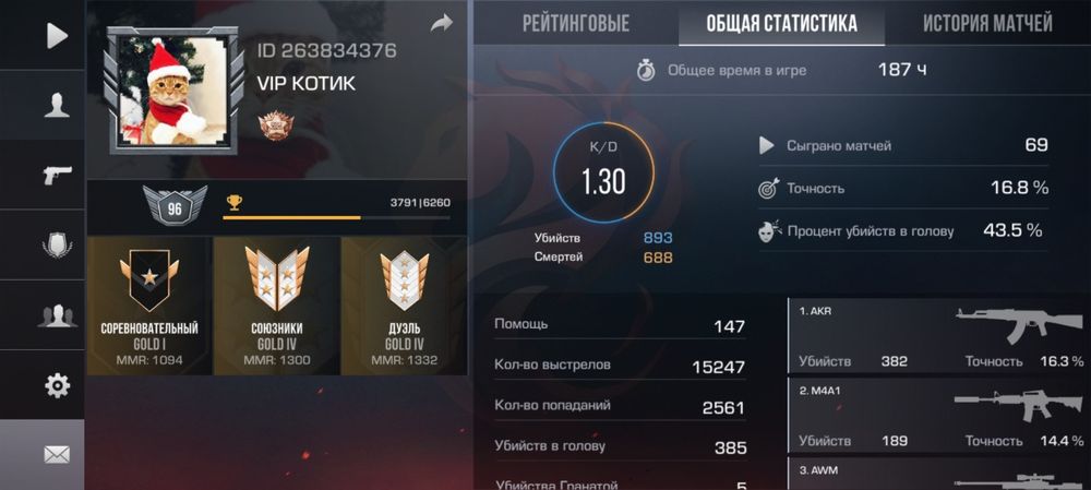 Продаю акаунт стандофф