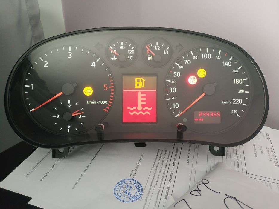 Евтин Китайски дисплей / full fis display за vw и audi VDO километраж