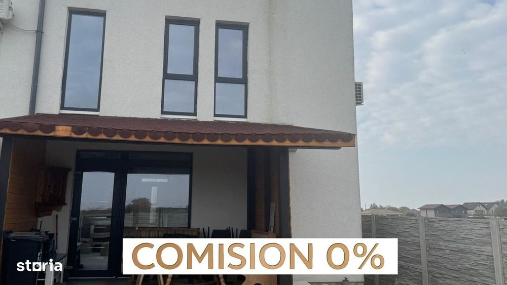 Comision 0% Casă înșiruită Giroc 91 mp utili, 2 dormitoare