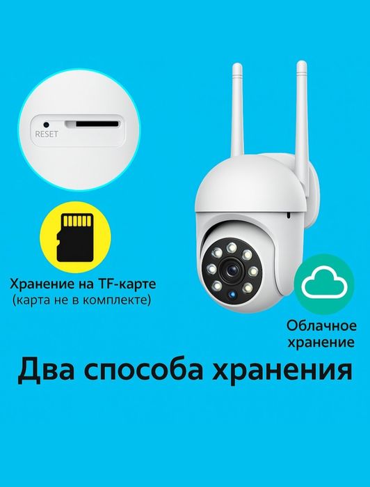 Камера видеонаблюдения для дома, уличная c WIFI 360° HD, автослеживаня