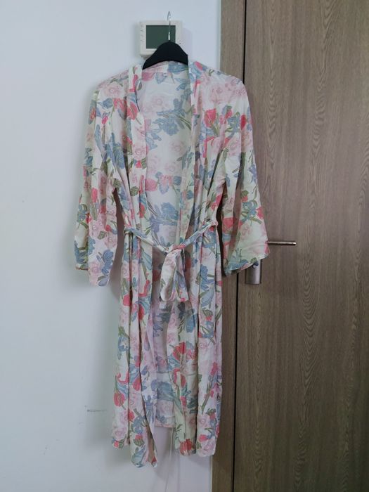 Halat subtire, model floral, 100% vascoza (M/L)
