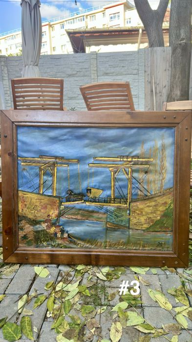 Vând tablouri originale pe pânză. Picturi autentice, rame din lemn