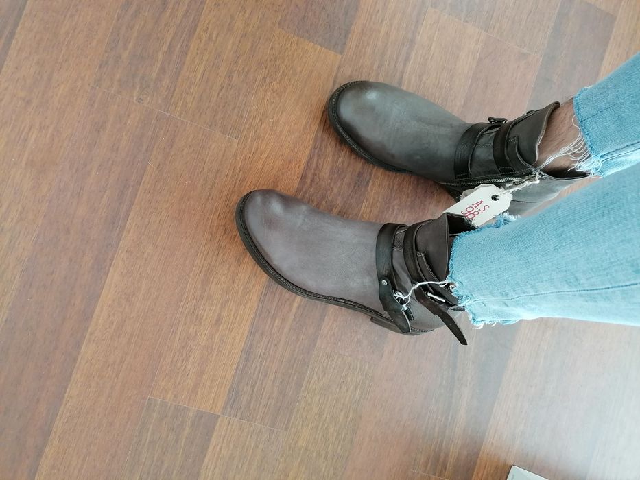 Мъжки италиански кожени боти A.S.98