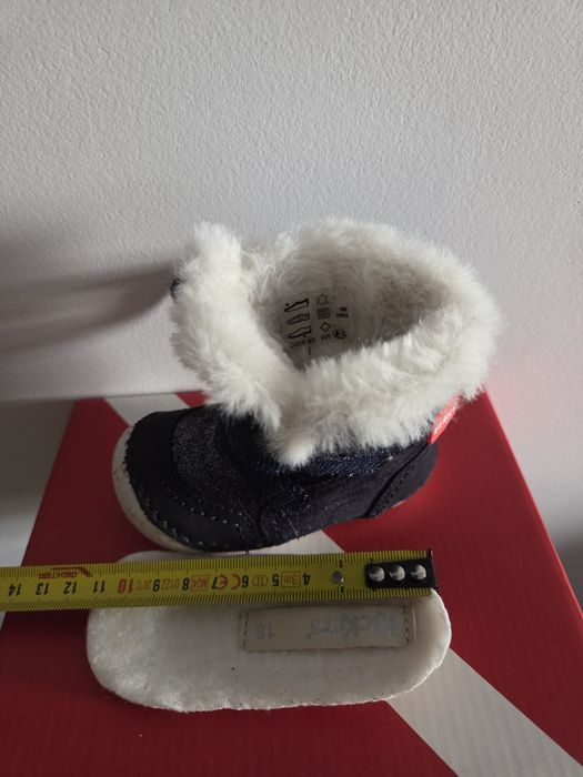 Cizme imblanite bebelusi Kickers