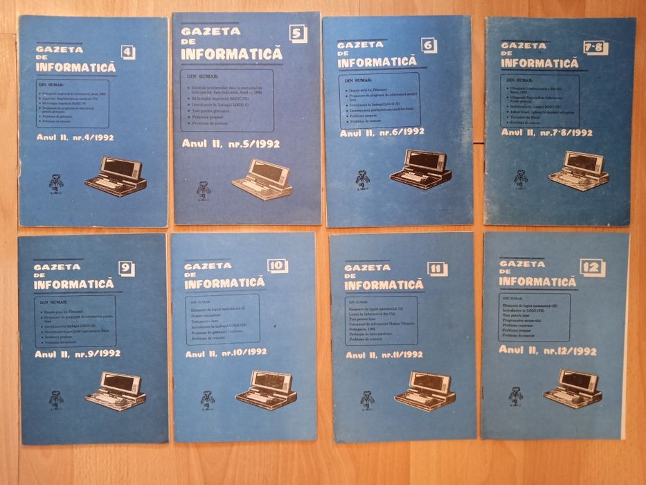 Revista Gazeta de Informatică - 14 numere