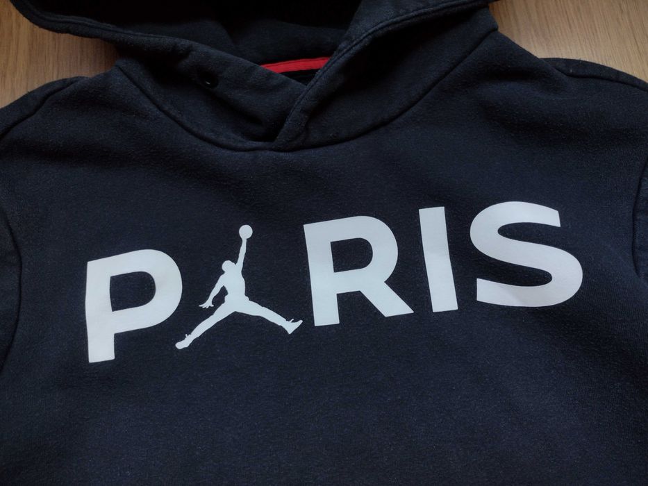 Air Jordan / PSG / Paris Saint-Germain - мъжки суичър с качулка