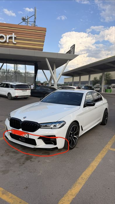 Губа сплиттер BMW М бампер
