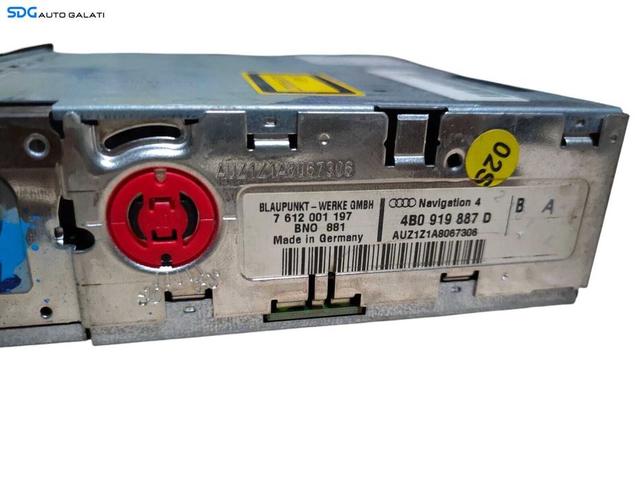 Unitate Modul GPS Navi Navigatie Blaupunkt Audi TT 1998 - 2006 Cod 7612001197 4B0919887D [L5613]