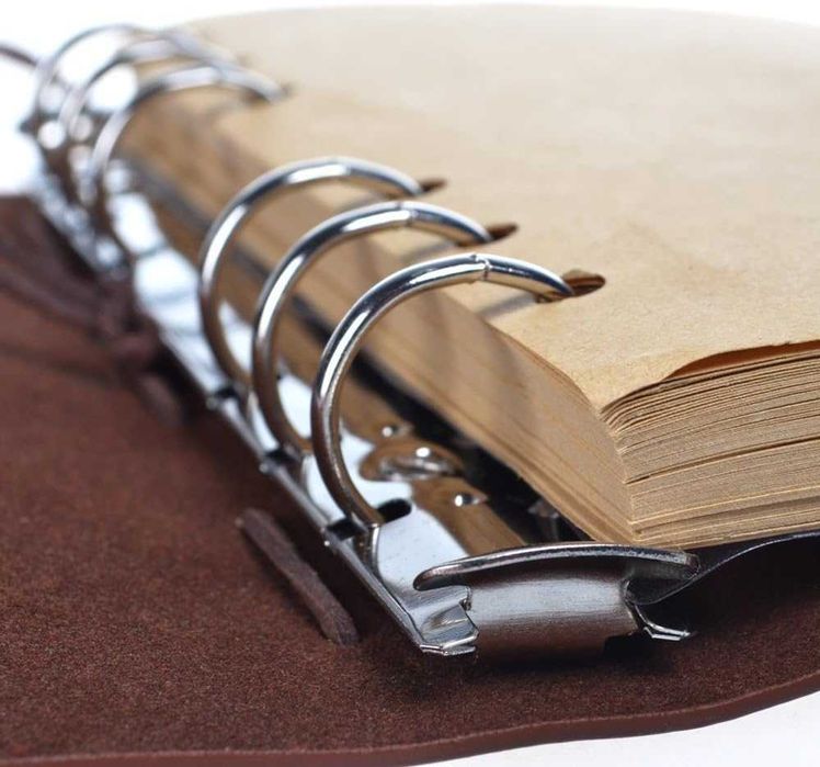 Agenda stil nautic format A6 150 pagini coperta din piele artificiala