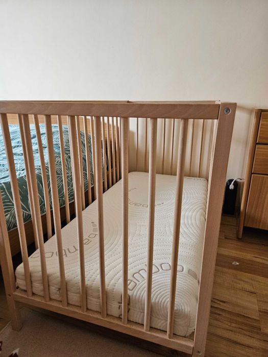 Детско креватче 60/120 с матрак двулицев