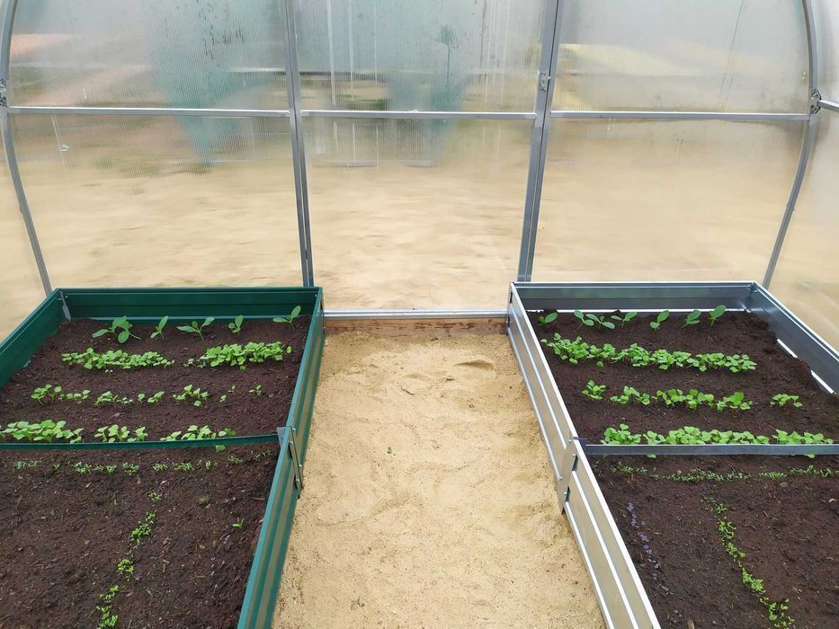 Грядки для огорода оцинкованные с полимерным покрытием 1м*3м