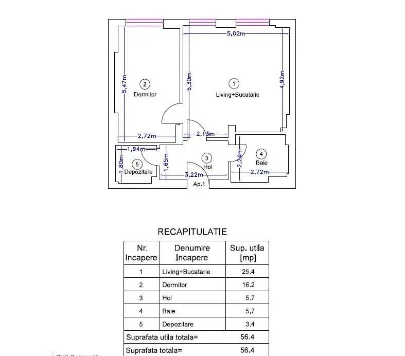 Apartament 2 camere | Mobilat&Utilat | Ivory Residence | Rond OMV