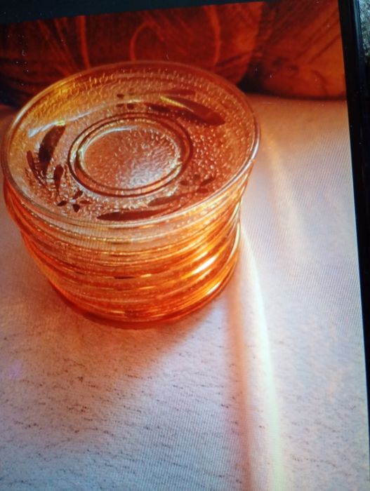 Farfurii desert aurite