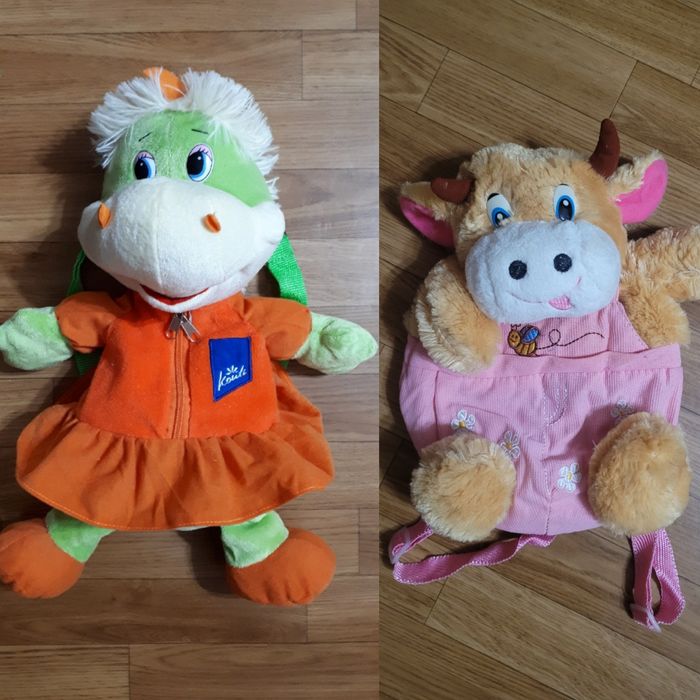 Игрушка - рюкзак "Дракоша" "Коровка"