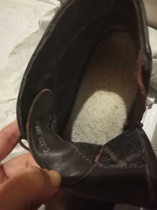 Естествена кожа мъжки боти 41номер LASOCKI - CCC