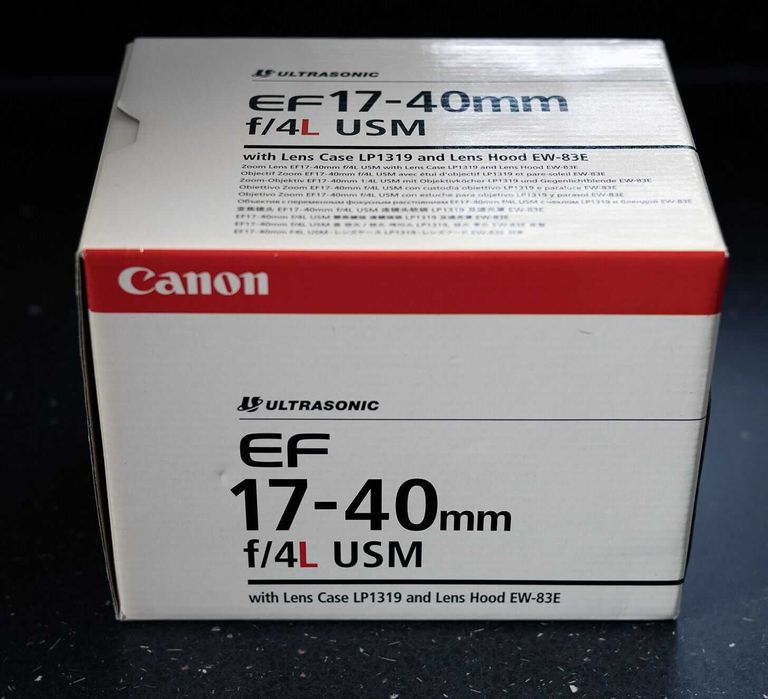 Обектив Canon EF 17-40mm f/4L USM Lens