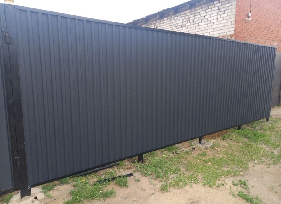 Заборы из проф листа